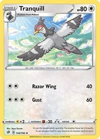 Tranquill | 144/192 | Reverse Holofoil | SWSH02: Rebel Clash