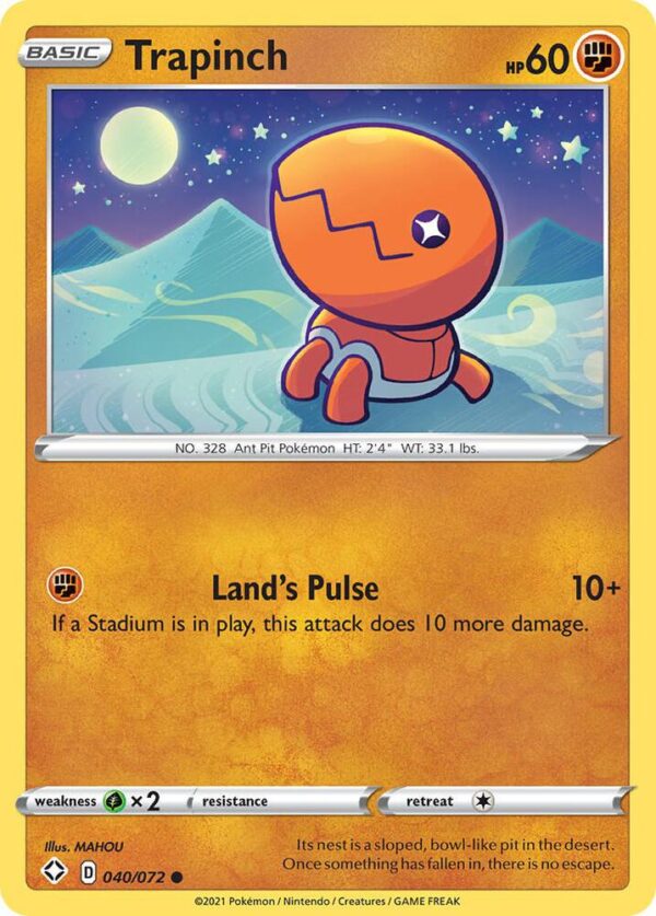 Trapinch 040/072 Normal Shining Fates