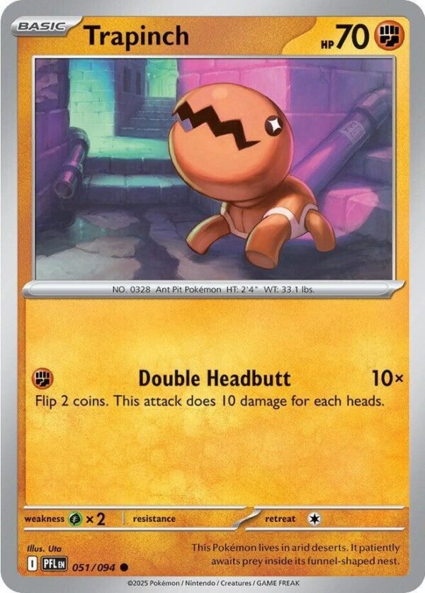 Trapinch 051/094 Normal ME02: Phantasmal Flames