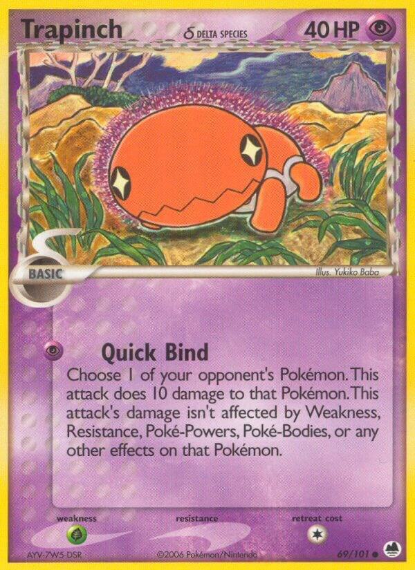 Trapinch 069/101 (Delta Species) Normal Dragon Frontiers