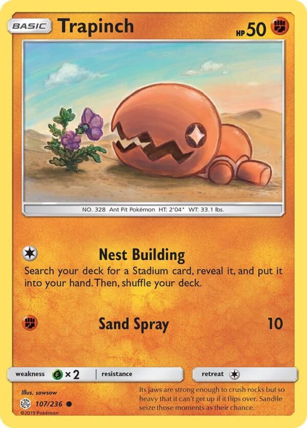 Trapinch 107/236 Normal SM – Cosmic Eclipse