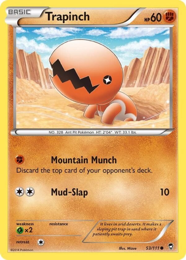Trapinch 53/111 Normal XY – Furious Fists Trapinch 53/111 Normal XY – Furious Fists