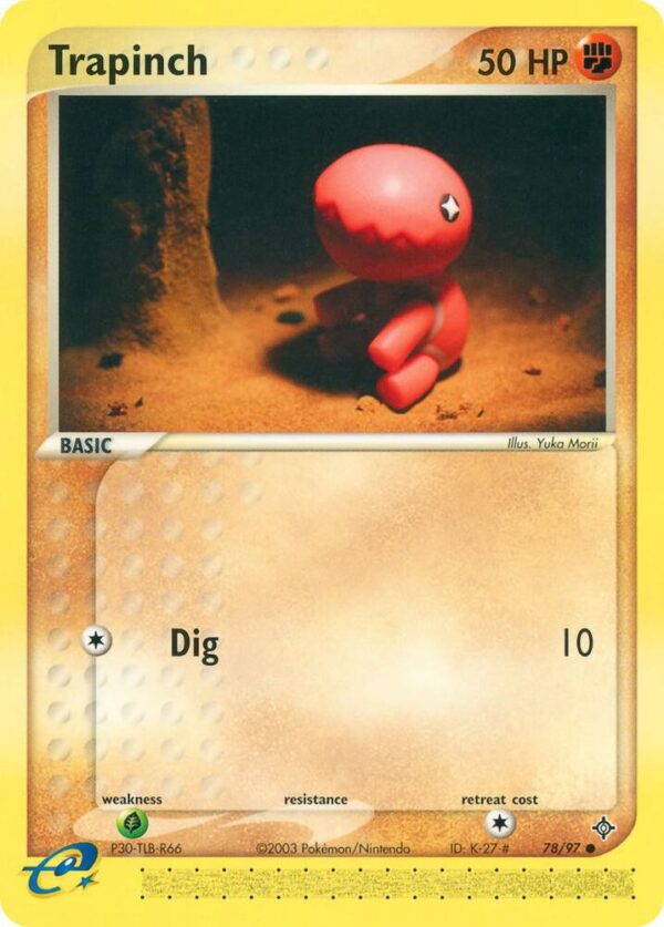 Trapinch 78/97 Reverse Holofoil Dragon Trapinch 78/97 Reverse Holofoil Dragon