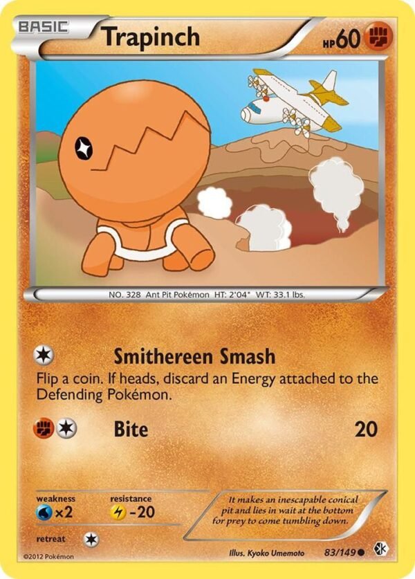 Trapinch 83/149 Reverse Holofoil Boundaries Crossed Trapinch 83/149 Reverse Holofoil Boundaries Crossed