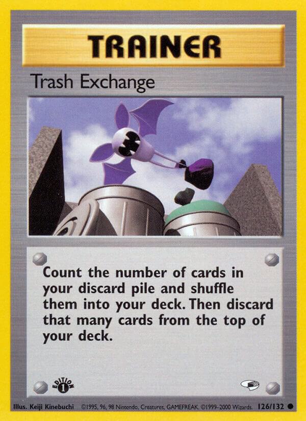 Trash Exchange 126/132 1st Edition Gym Heroes