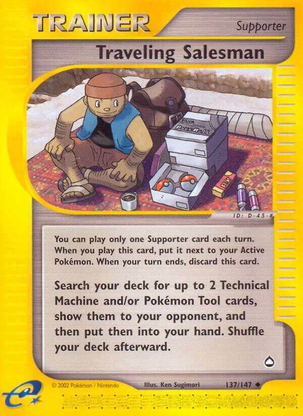 Traveling Salesman 137/147 Reverse Holofoil Aquapolis