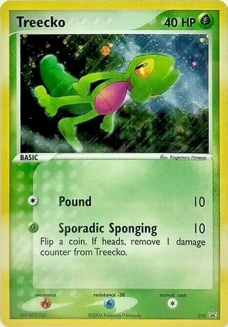 Treecko 016 (EX Deck Tin) Holofoil Nintendo Promos Treecko 016 (EX Deck Tin) Holofoil Nintendo Promos