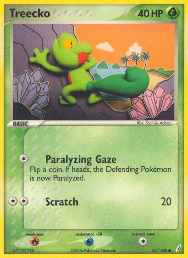 Treecko 67/100 Normal Crystal Guardians Treecko 67/100 Normal Crystal Guardians