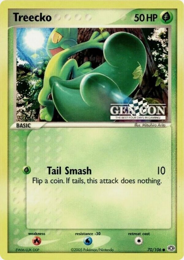 Treecko 70/106 (GEN CON) 070/106 Normal Miscellaneous Cards & Products Treecko 70/106 (GEN CON) 070/106 Normal Miscellaneous Cards & Products