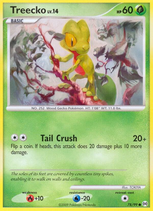Treecko (78) 78/99 Reverse Holofoil Arceus