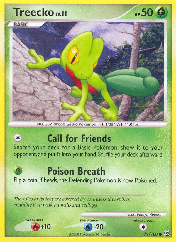 Treecko 79/100 Normal Stormfront Treecko 79/100 Normal Stormfront