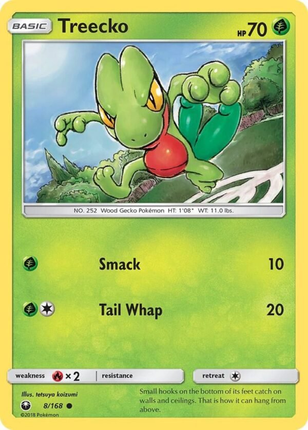 Treecko (8) 8/168 Normal SM – Celestial Storm
