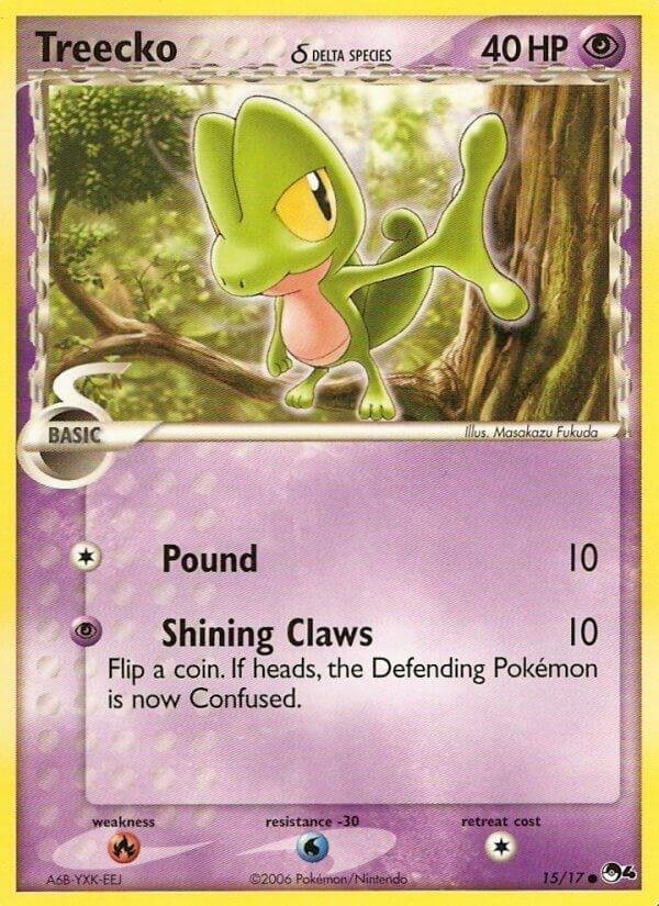 Treecko (Delta Species) 015/017 Normal POP Series 4