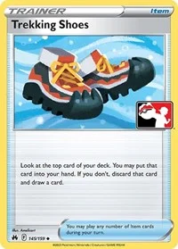 Trekking Shoes | 145/159 | Holofoil | Prize Pack Series Cards