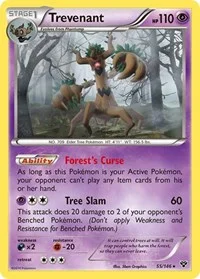 Trevenant | 55/146 | Reverse Holofoil | XY Base Set