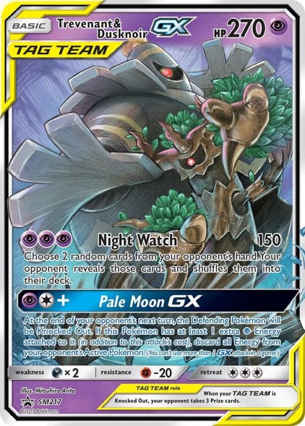 Trevenant & Dusknoir GX SM217 Holofoil SM Promos Trevenant & Dusknoir GX SM217 Holofoil SM Promos