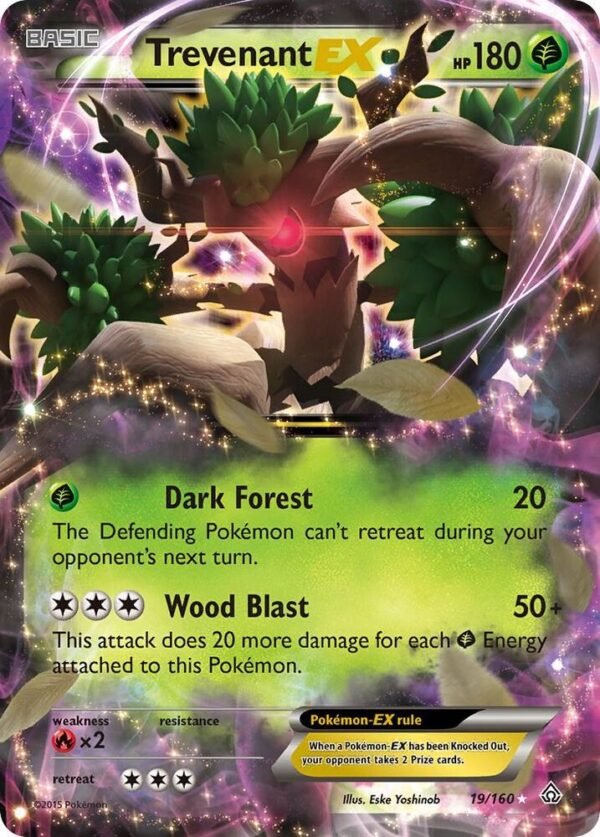 Trevenant EX 19/160 Holofoil XY – Primal Clash
