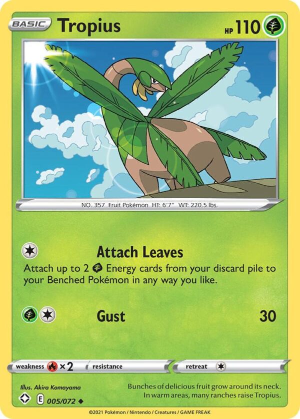 Tropius 005/072 Normal Shining Fates