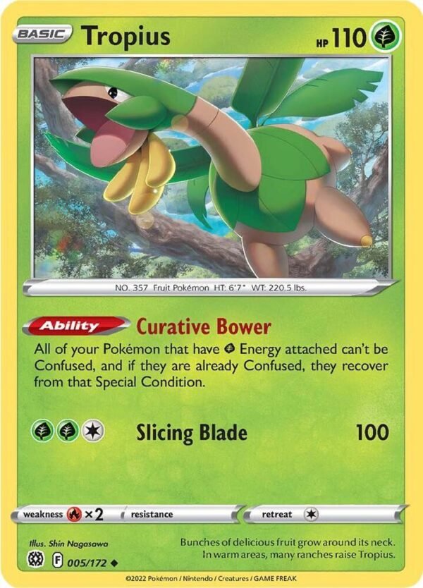 Tropius 005/172 Normal SWSH09: Brilliant Stars