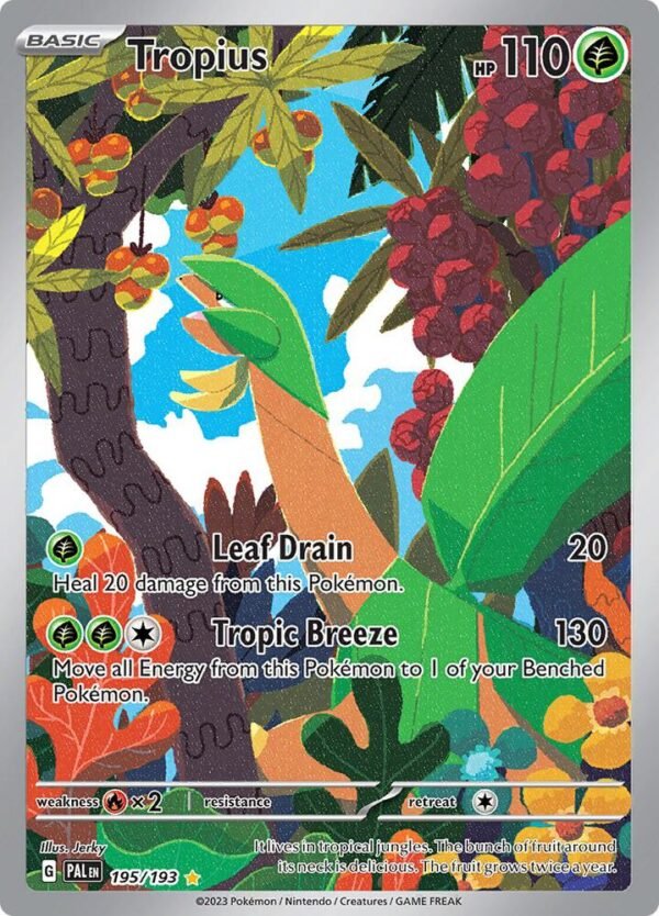 Tropius 195/193 Holofoil SV02: Paldea Evolved