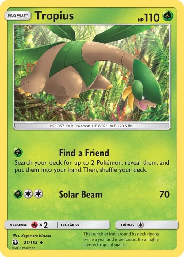 Tropius 21/168 Normal SM – Celestial Storm Tropius 21/168 Normal SM – Celestial Storm