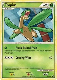 Tropius | 22/90 | Normal | Undaunted