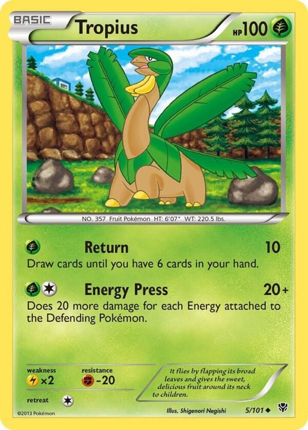 Tropius 5/101 Normal Plasma Blast Tropius 5/101 Normal Plasma Blast