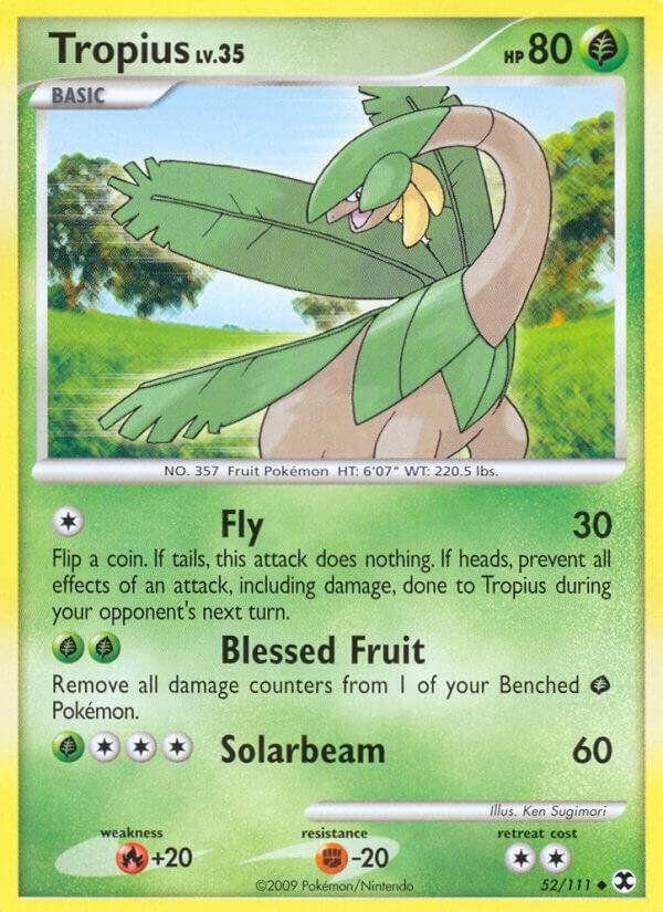 Tropius 52/111 Reverse Holofoil Rising Rivals