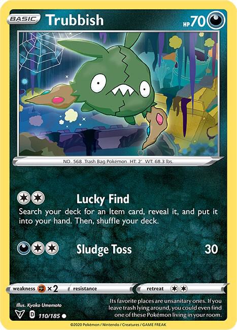 Trubbish 110/185 Normal SWSH04: Vivid Voltage