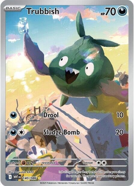 Trubbish 140/086 Holofoil SV: White Flare Trubbish 140/086 Holofoil SV: White Flare
