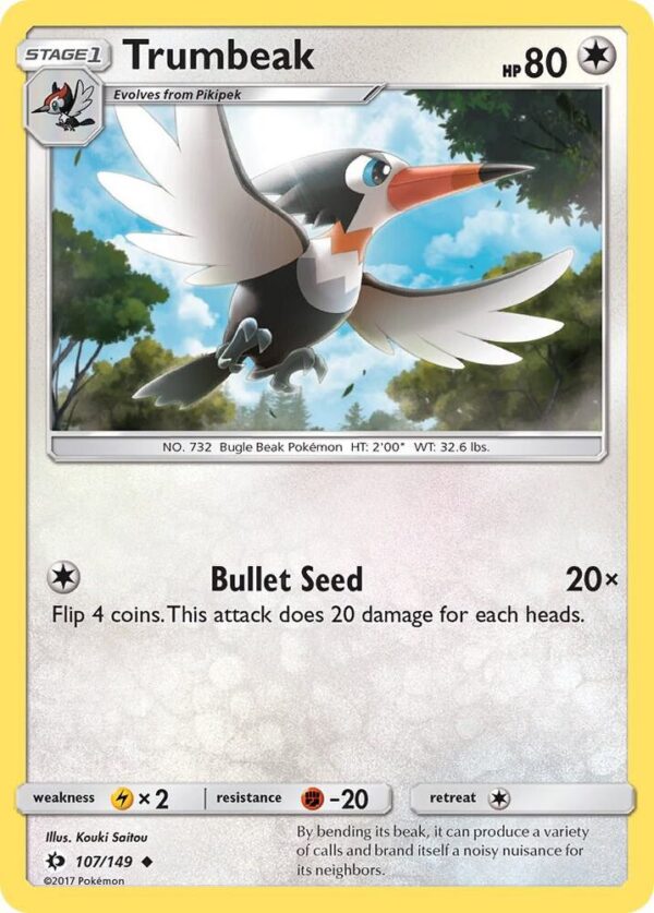 Trumbeak 107/149 Reverse Holofoil SM Base Set Trumbeak 107/149 Reverse Holofoil SM Base Set