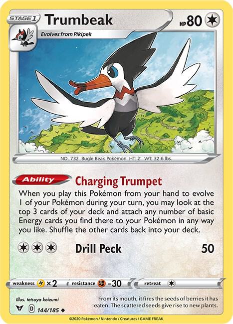 Trumbeak 144/185 Normal SWSH04: Vivid Voltage