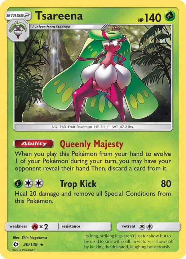 Tsareena 20/149 Holofoil SM Base Set Tsareena 20/149 Holofoil SM Base Set