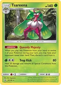 Tsareena | 20/149 | Holofoil | SM Base Set