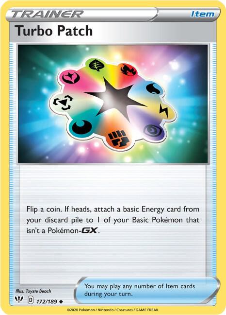 Turbo Patch 172/189 Normal SWSH03: Darkness Ablaze