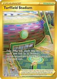 Turffield Stadium (Secret) | 234/203 | Holofoil | SWSH07: Evolving Skies