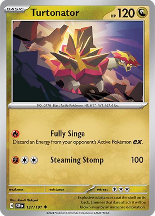 Turtonator 137/191 Normal SV08: Surging Sparks Turtonator 137/191 Normal SV08: Surging Sparks