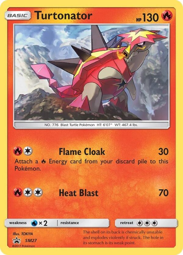 Turtonator SM27 Holofoil SM Promos Turtonator SM27 Holofoil SM Promos