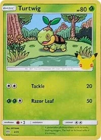 Turtwig | 4/25 | 004/025 | Holofoil | McDonald's 25th Anniversary Promos