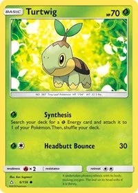 Turtwig (6) | 6/156 | Reverse Holofoil | SM - Ultra Prism