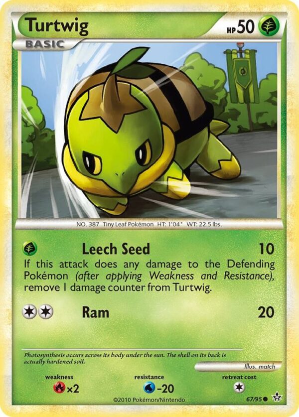 Turtwig 67/95 Normal Unleashed Turtwig 67/95 Normal Unleashed