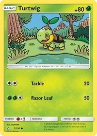 Turtwig (7) | 7/156 | Reverse Holofoil | SM - Ultra Prism