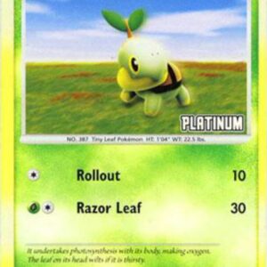 Turtwig 77/100 [Platinum] 077/100 Reverse Holofoil Burger King Promos