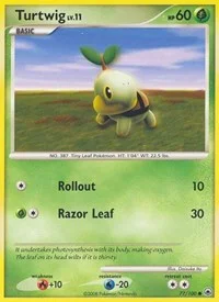 Turtwig (77) | 77/100 | Reverse Holofoil | Majestic Dawn