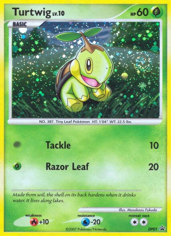 Turtwig DP01 Holofoil Diamond and Pearl Promos