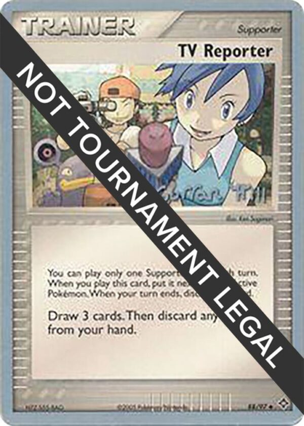 TV Reporter 2005 (Curran Hill) 88/97 Normal World Championship Decks TV Reporter 2005 (Curran Hill) 88/97 Normal World Championship Decks