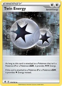 Twin Energy | 174/192 | Reverse Holofoil | SWSH02: Rebel Clash