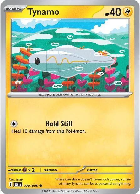 Tynamo 030/086 Reverse Holofoil SV: Black Bolt