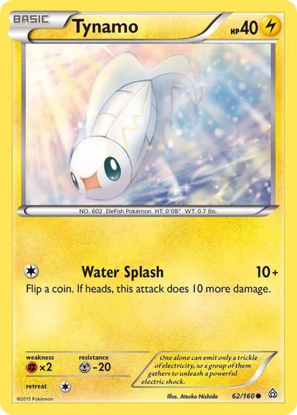 Tynamo 62/160 Reverse Holofoil XY – Primal Clash