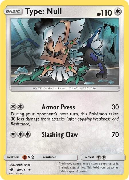 Type: Null 89/111 (SM Crimson Invasion) 089/111 Normal Deck Exclusives Type: Null 89/111 (SM Crimson Invasion) 089/111 Normal Deck Exclusives